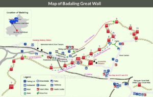 Badaling Site Map