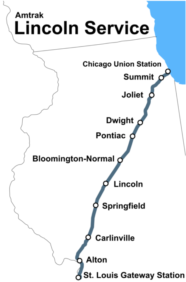 Riding the Lincoln Service From Chicago to Springfield / St. Louis