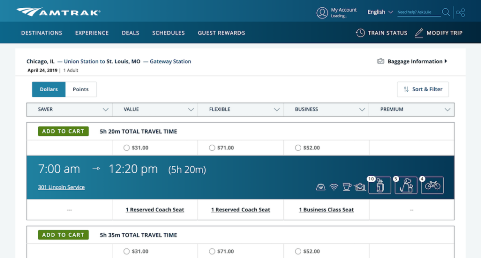 Riding the Lincoln Service From Chicago to Springfield / St. Louis