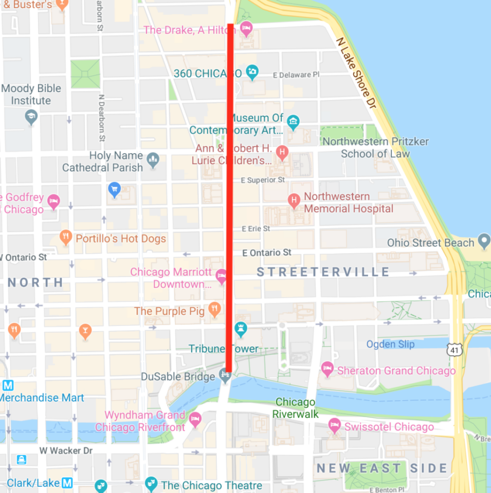 Guide To The Magnificent Mile   Chicago Magnificent Mile Michigan Avenue Walking Tour 79 Map 1019x1024 1 955x960 