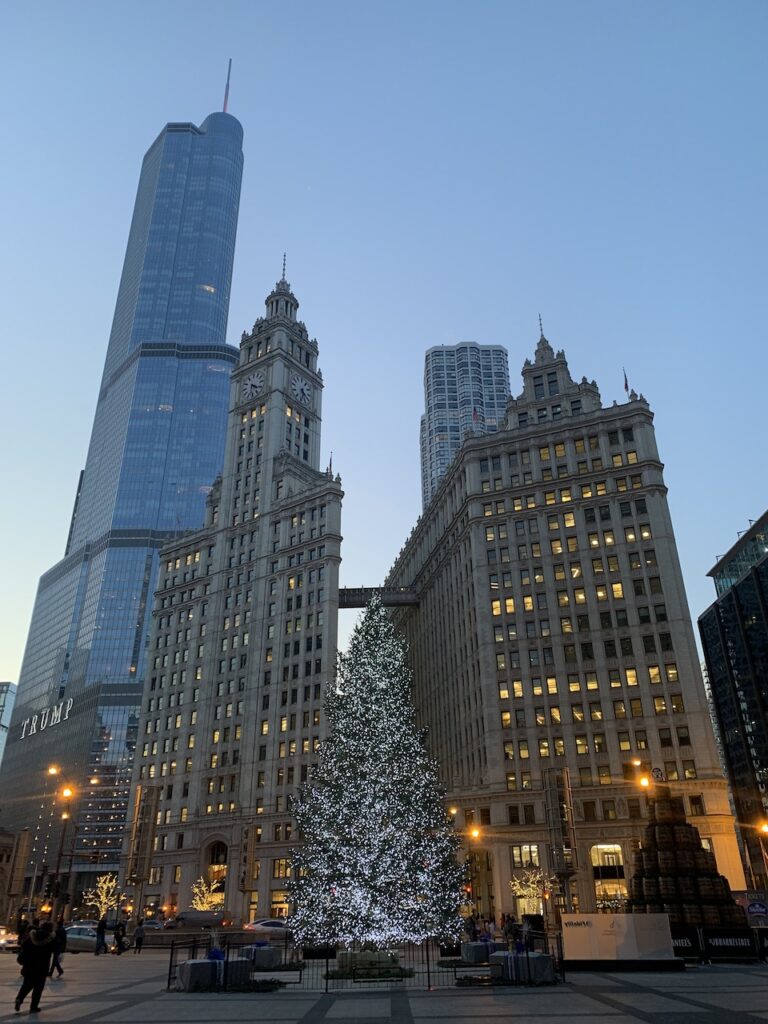 ChicagoChristmasTrees Lattes & Runways