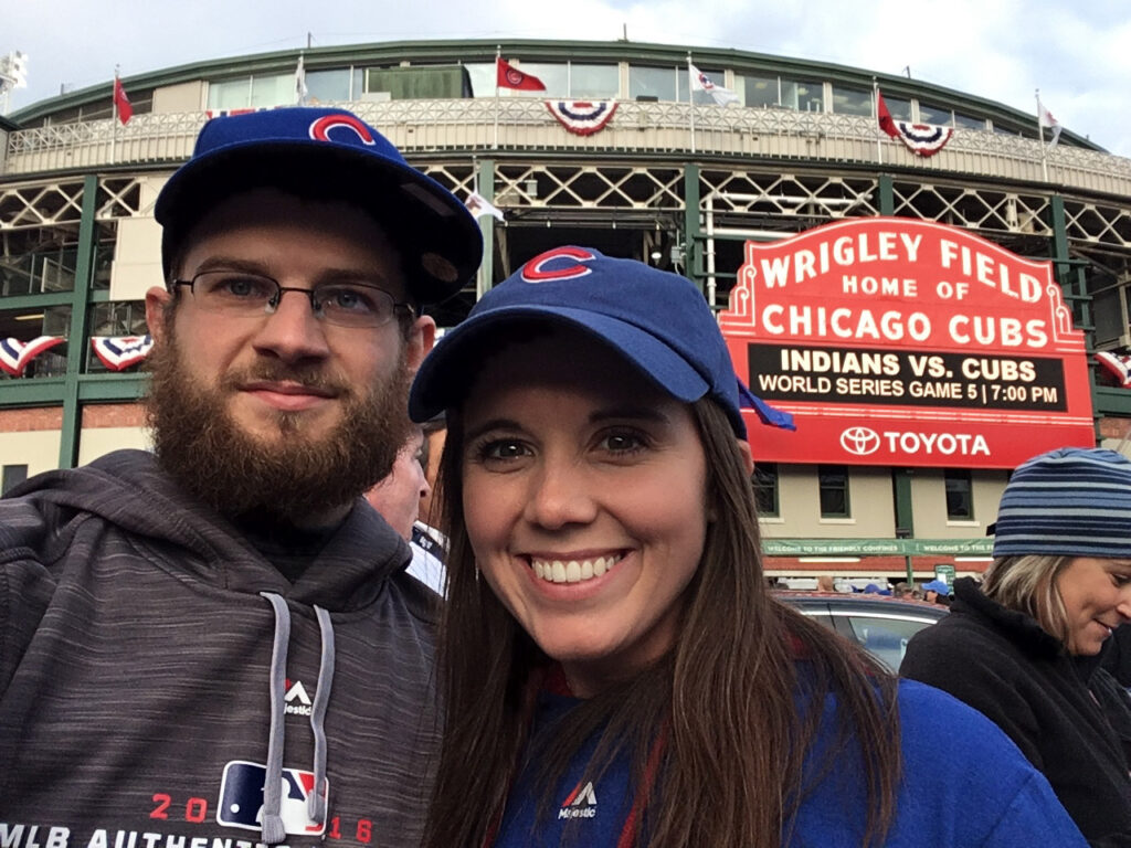 Chicago Cubs via @oliviarink  Gaming clothes, Baseball game