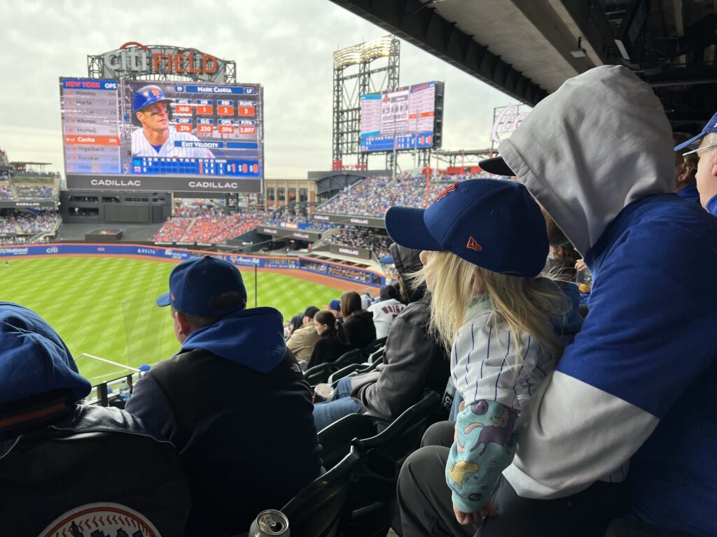 Home Run Apple and 7 Line Subway Exit Refer to the New York Mets