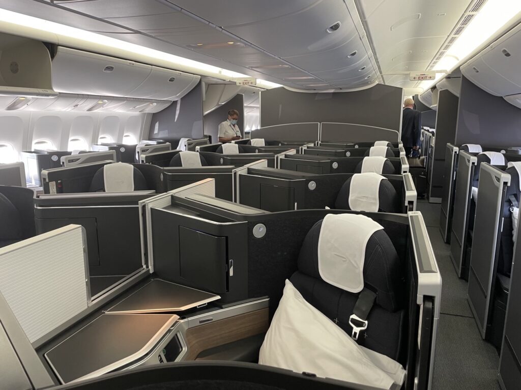 British Airways Boeing 777 Business Class Seat Map | Elcho Table