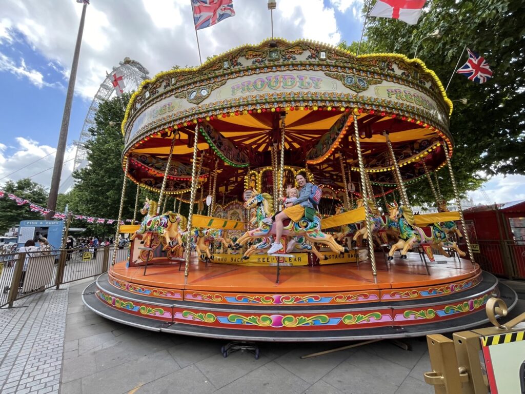 Carousel on the Queens Walk in London