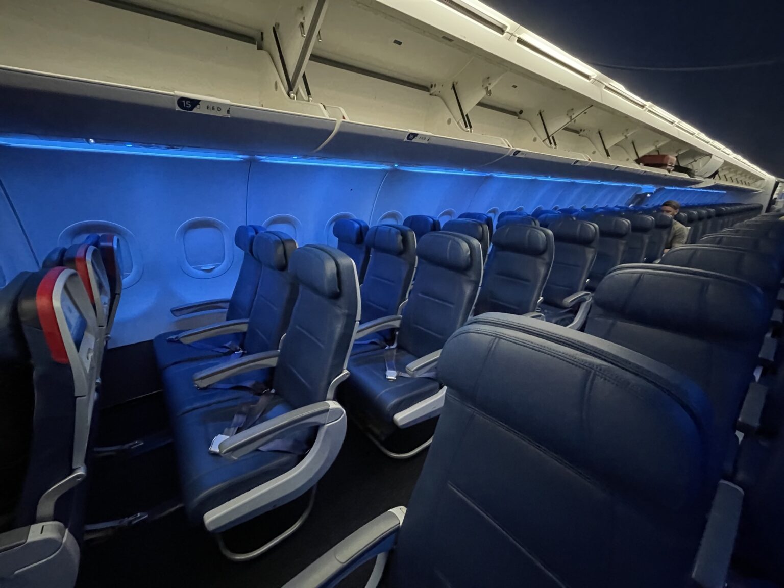 deltamaincabinmcolgareview02 Lattes and Runways