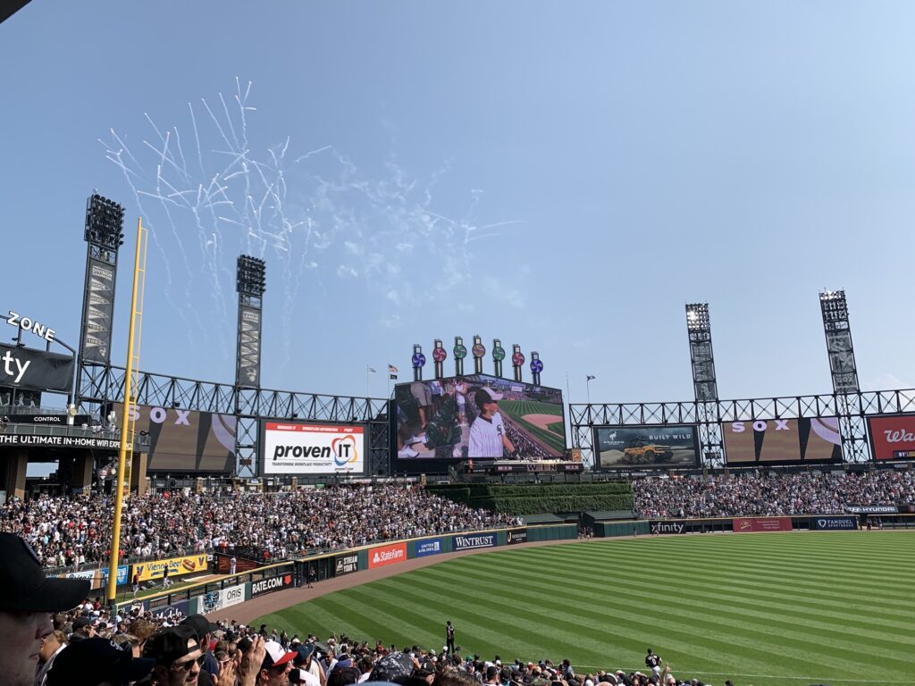 A parent's guide to a Chicago White Sox game with a baby