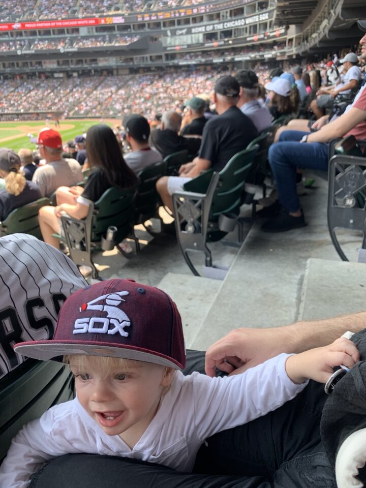 A parent's guide to a Chicago White Sox game with a baby