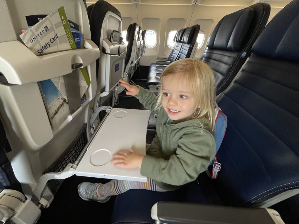 Infant own clearance seat on plane