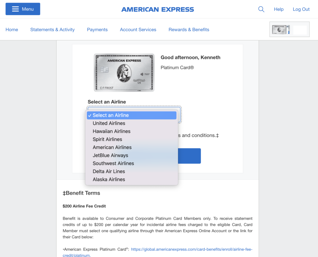 seat assignment fees amex