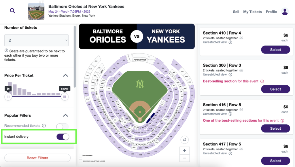 StubHub Will Serve as Yankees' Ticket Reseller - The New York Times