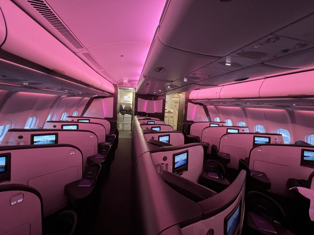 virgin upper class virtual tour