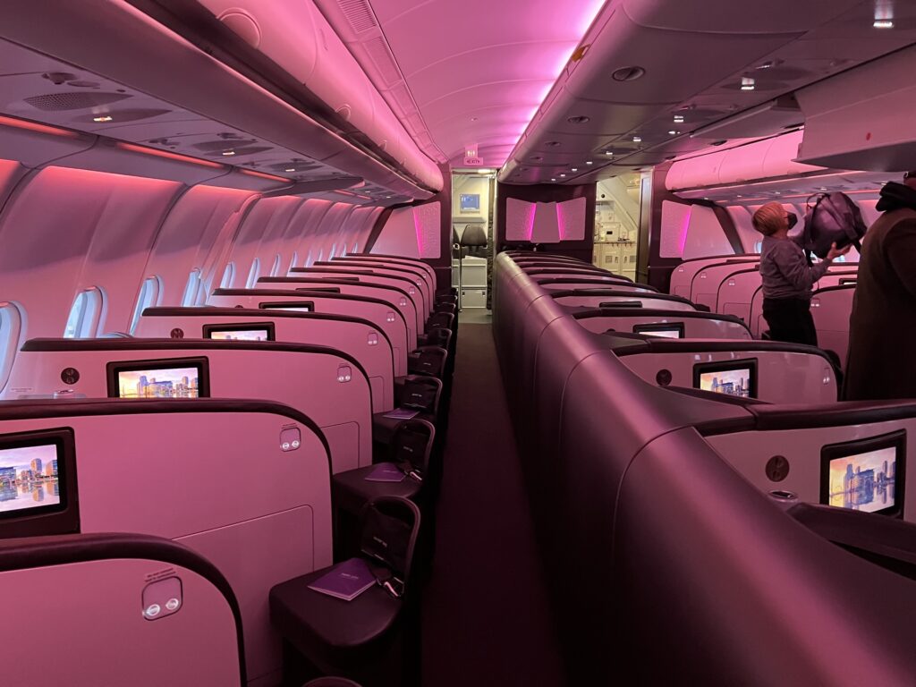 virgin upper class virtual tour