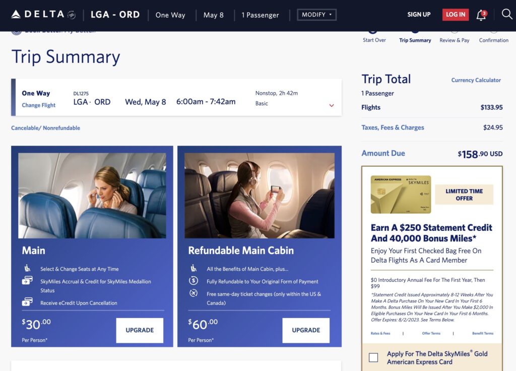 Delta Basic Economy Explained