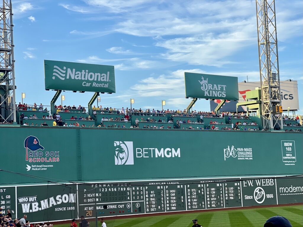 Wally the Green Monster at Fenway Park - Digital Commonwealth