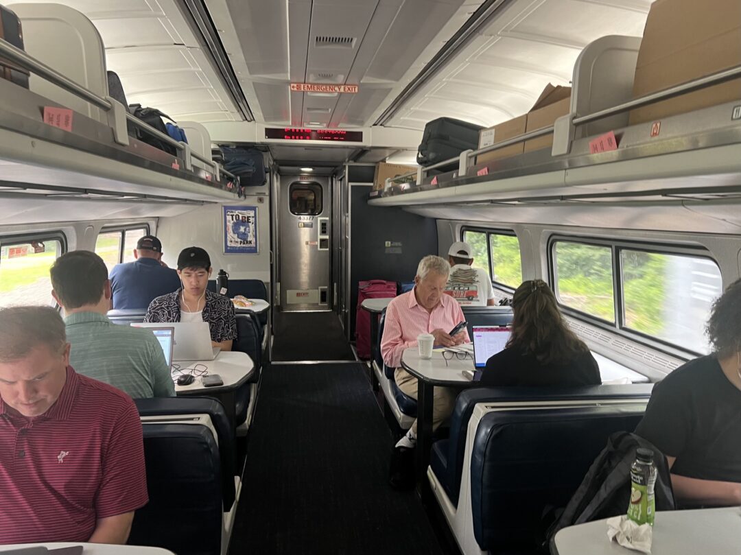 Taking the Amtrak Train from NYC to Boston